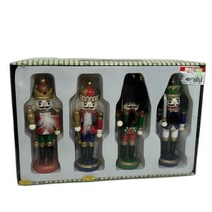 Christmas Ornament 4” Nutcracker Set Of 4 Big Lots Store